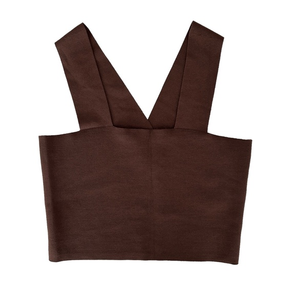 House of Harlow 1960 Wide Strap Knit Crop Tank Top NWT (XL) - Picture 11 of 11